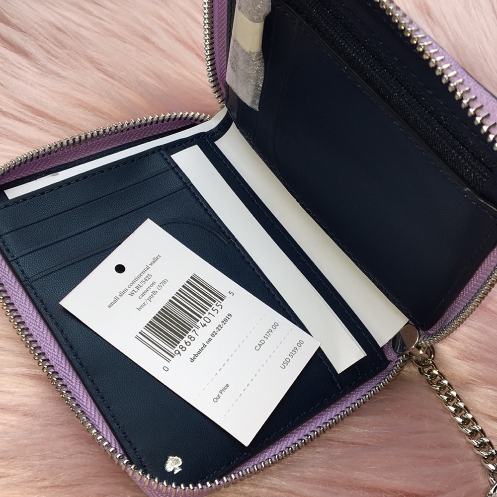 NWT KATE SPADE CAMERON SMALL SLIM WALLET ♠️ - Picture 8 of 12